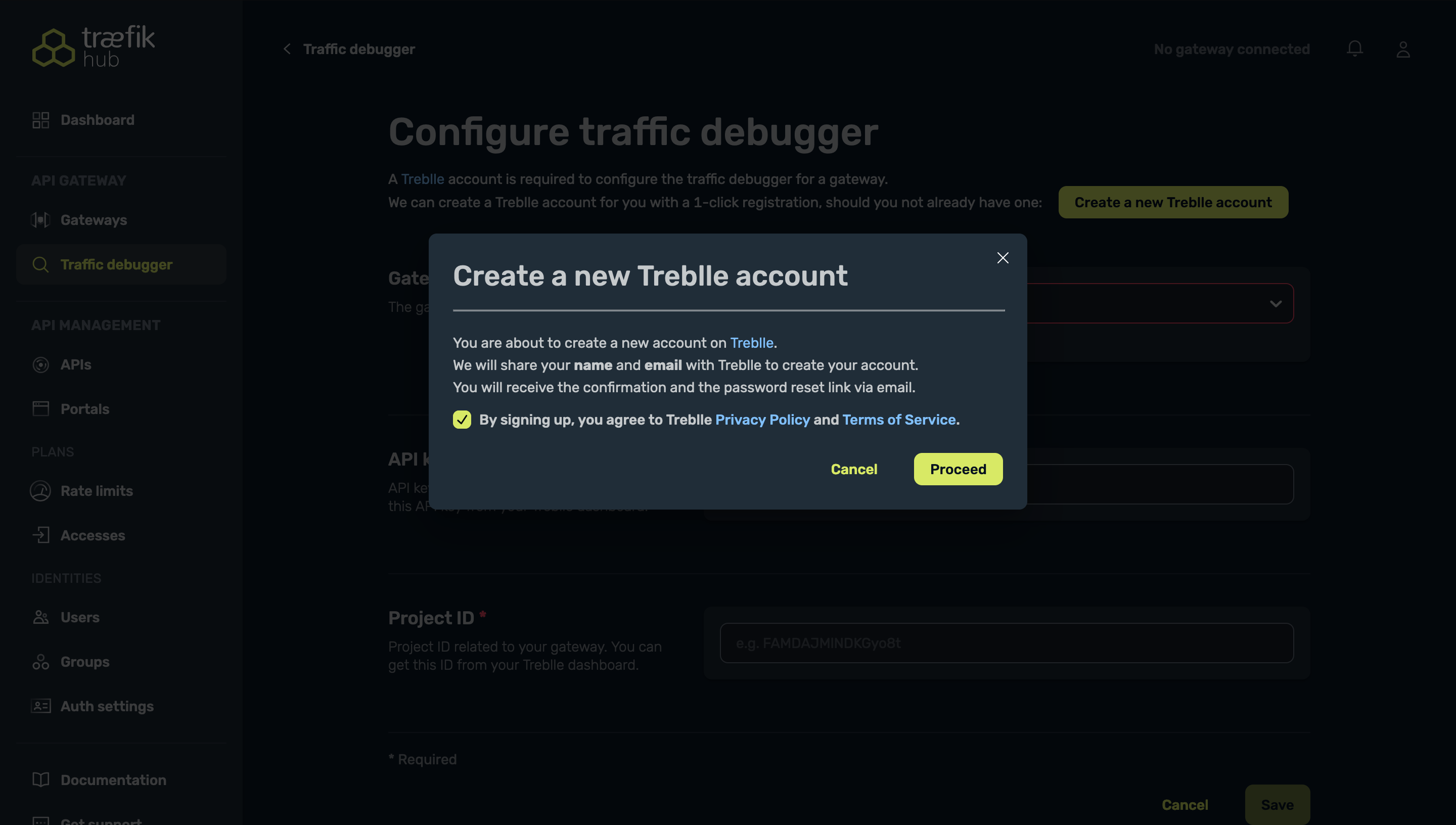 "Traefik Hub Dashboard