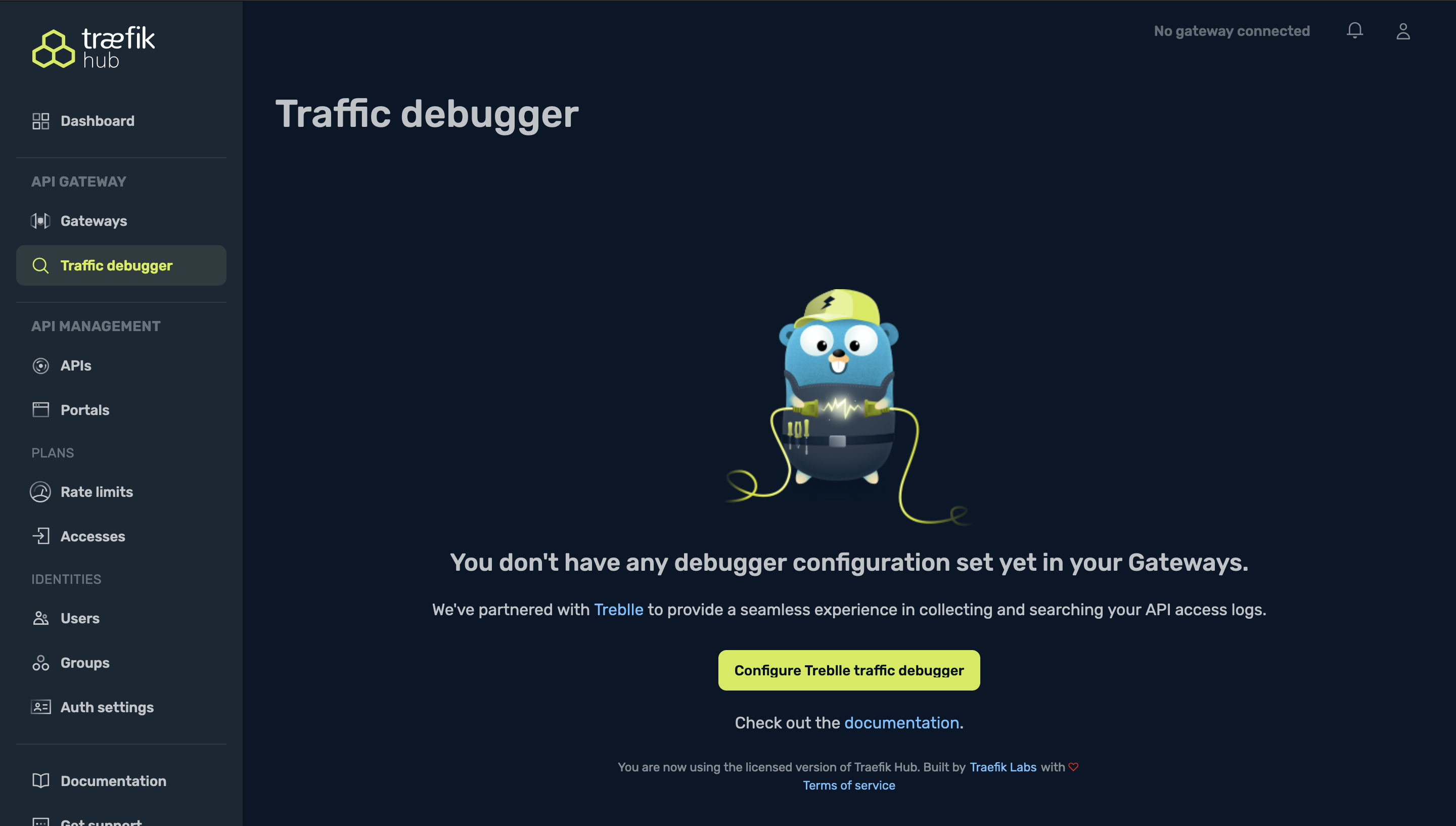 "Traefik Hub Dashboard
